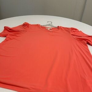 Michael Kors ladies top coral color never worn new with tags